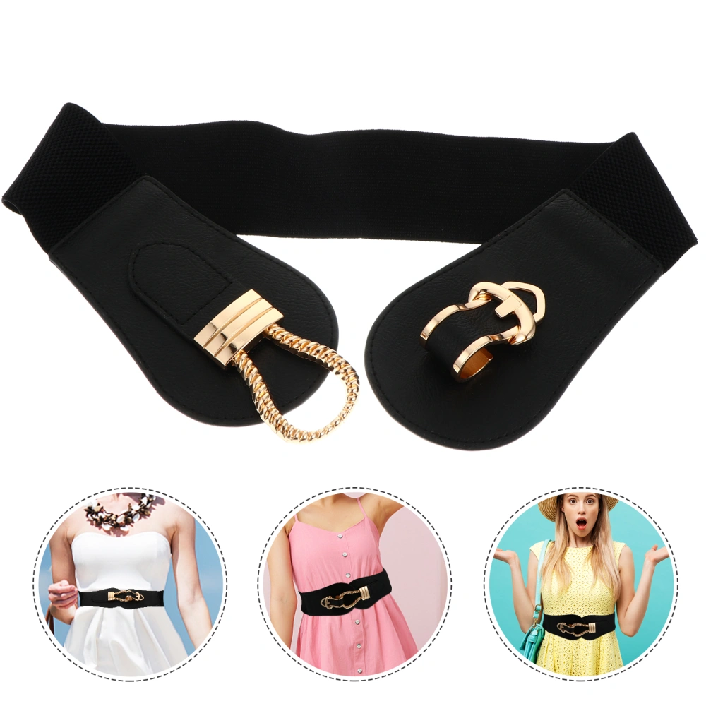 1 Pc Decorative Waist Belt Attractive Dress Belt Stylish Wide Waist Belt