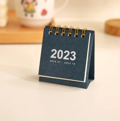 Household Calendar Daily Use Standing Calendar Decorative Monthly Calendar Home Supply