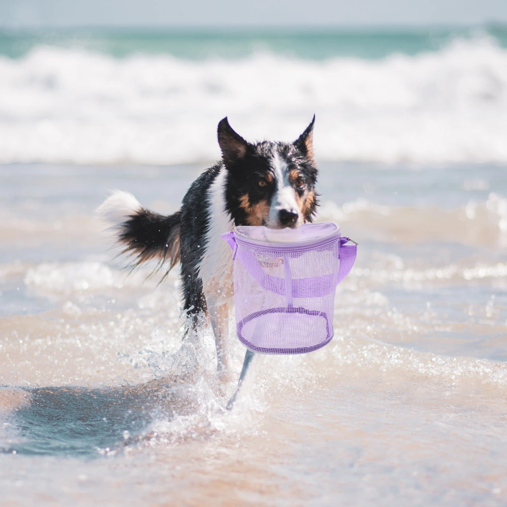  Outdoor Kids Beach Bag Portable Beach Toy Bucket Sand Plaything Organizer