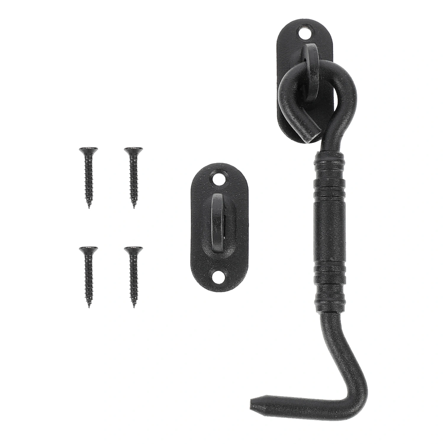 1 Set Barn Door Latch Barn Door Lock Heavy Duty Stainless Steel Gate Latch