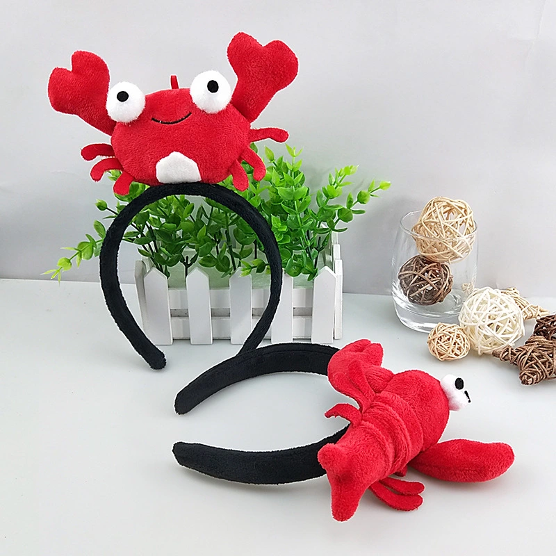 2pcs Lobster Bopper Crab Bopper Set Seafood Theme Headbands Cosplay Headbands