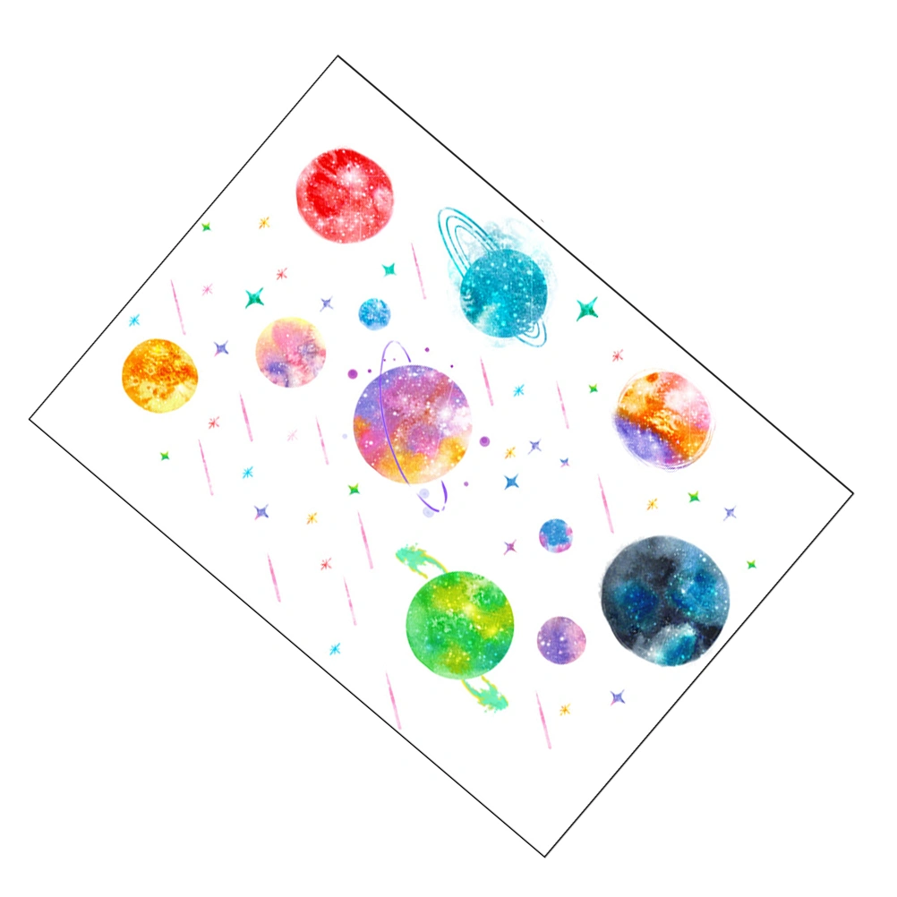 Lovely Luminous Sticker Room Wall Planet Decor Wall Decal Indoor Decor