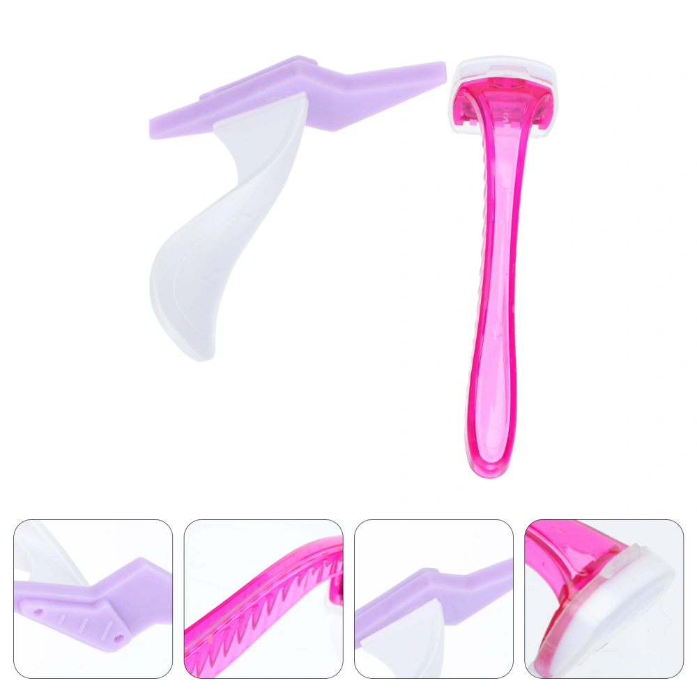 1Set Women Privates Hair Shaper Creative Silicone Pubes Razor Random Color