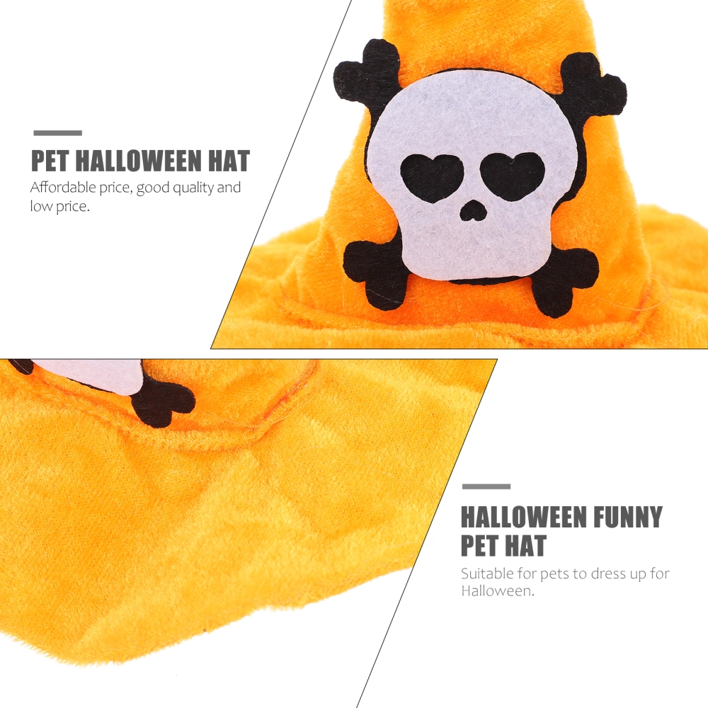 1pc Adorable Pet Halloween Hat Pretty Pet Hat Decorative Halloween Pet Headgear