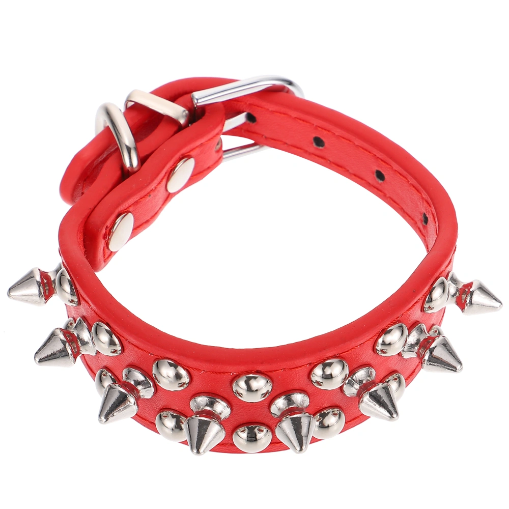 Spiked Collar for Dog Studded Rivet Collar Unique Puppy Collar Pet Cosplay Collar for Decor