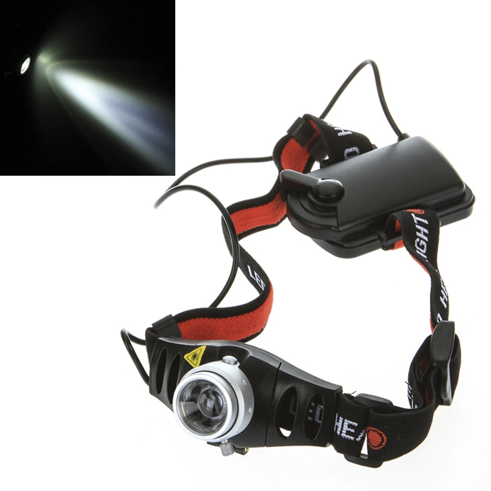 LED Headlamp Adjustable 500 Lumens Super Bright Headlight with 2 Lighting Modes for Running Hiking Camping Reading Fishing Hunting Jogging