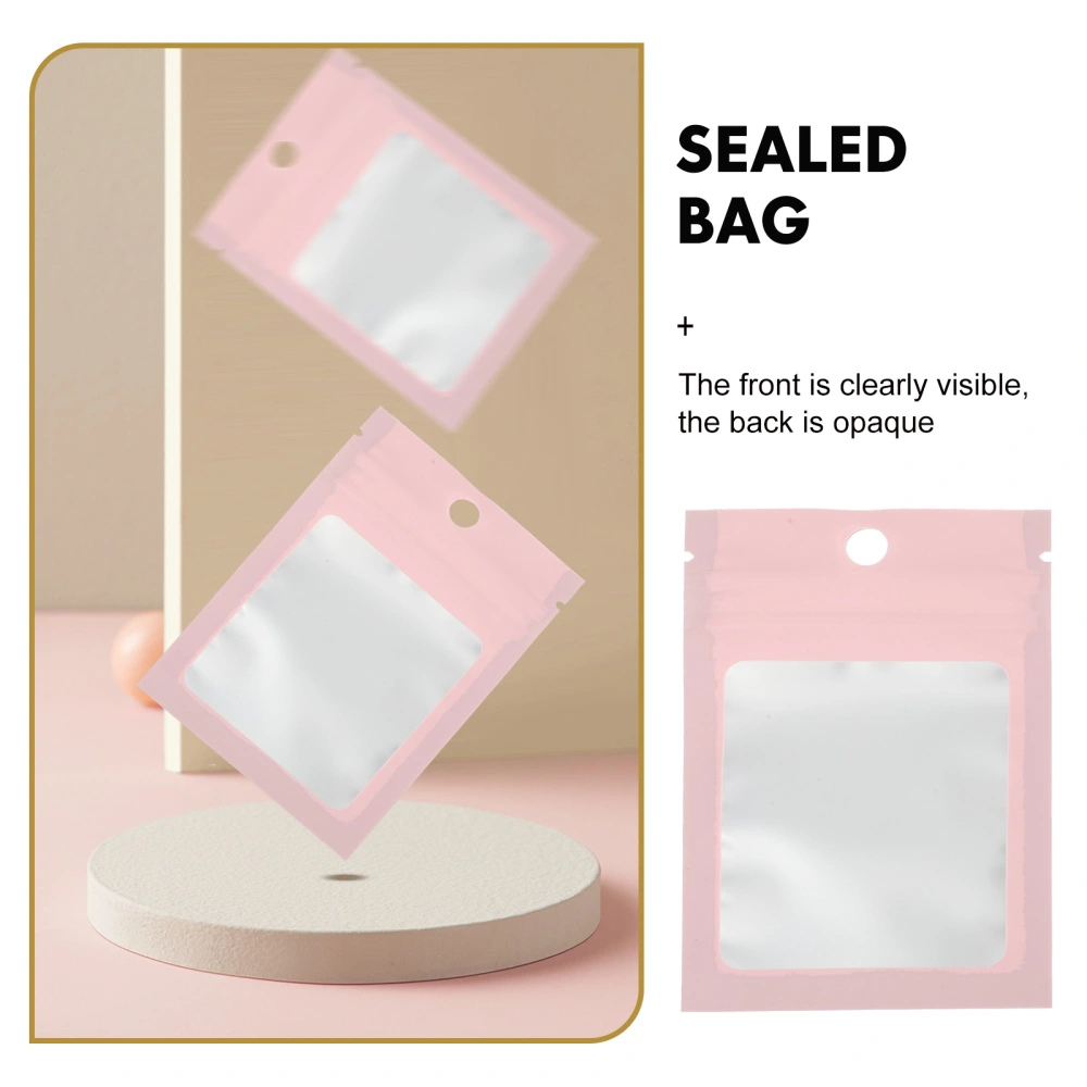 100pcs Multi-functional Sealed Bags Jewelry Sealing Bags Sealing Storage Pouches