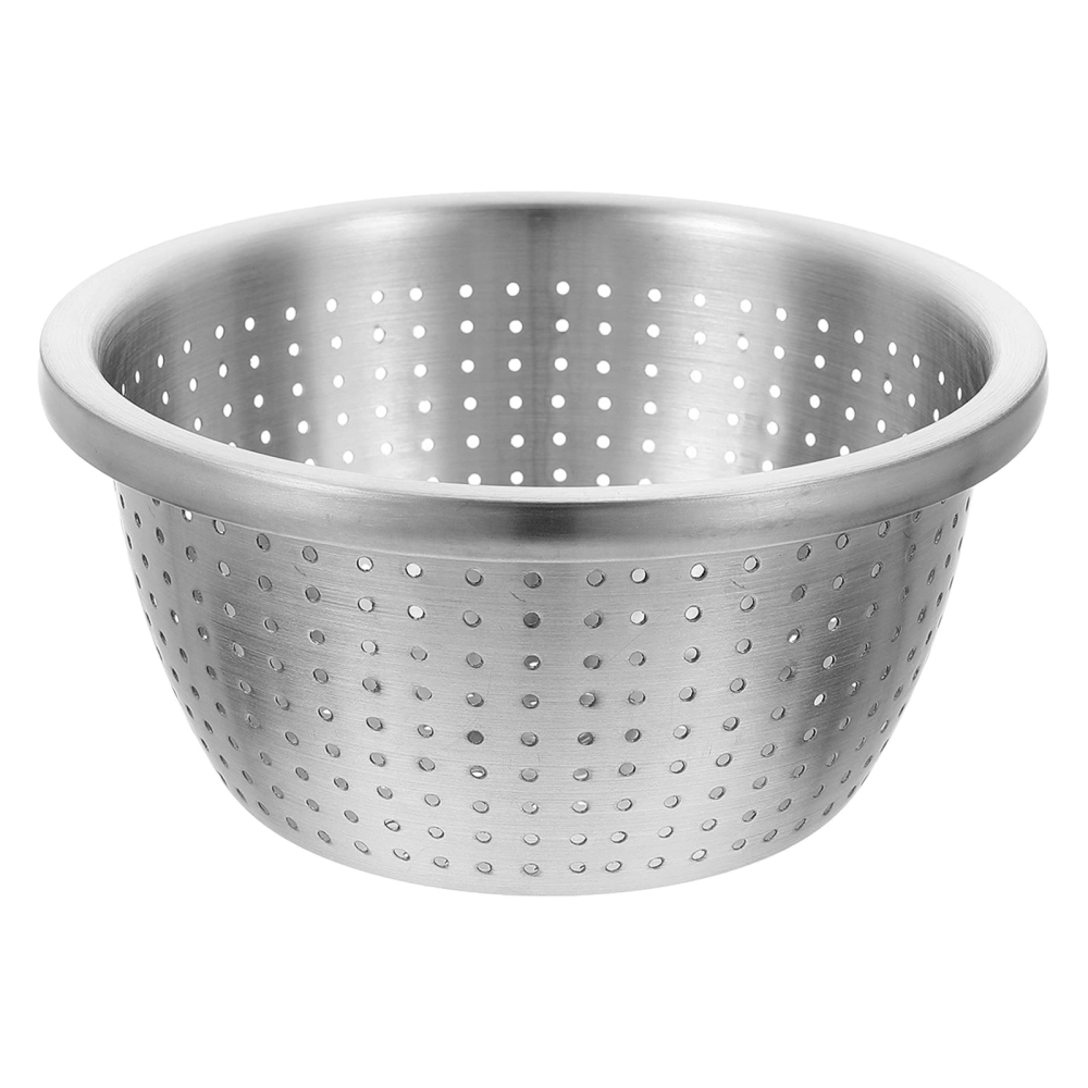 Household Rice Washing Bowl Stainless Steel Fruits Strainer Thickened Vegetable Draining Basket