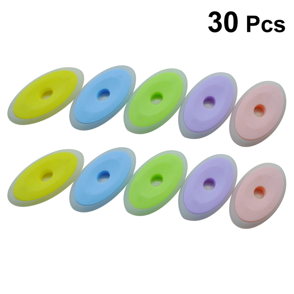 30pcs Neutral Pen Rubber Eraser Erasable Ballpoint Rubber Plastic Rubber