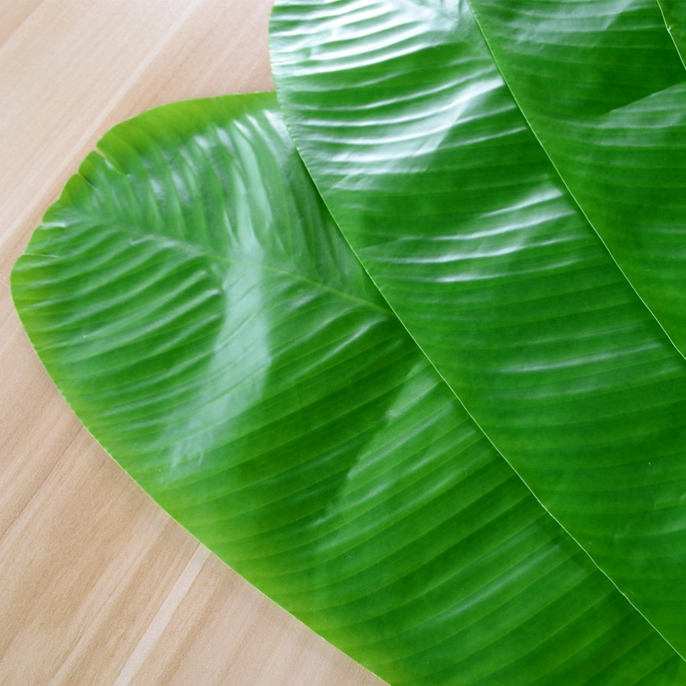 10pcs Banana Leaf Meal Mat Scale Plant Decor Meal Mat for Cup Bowl Food