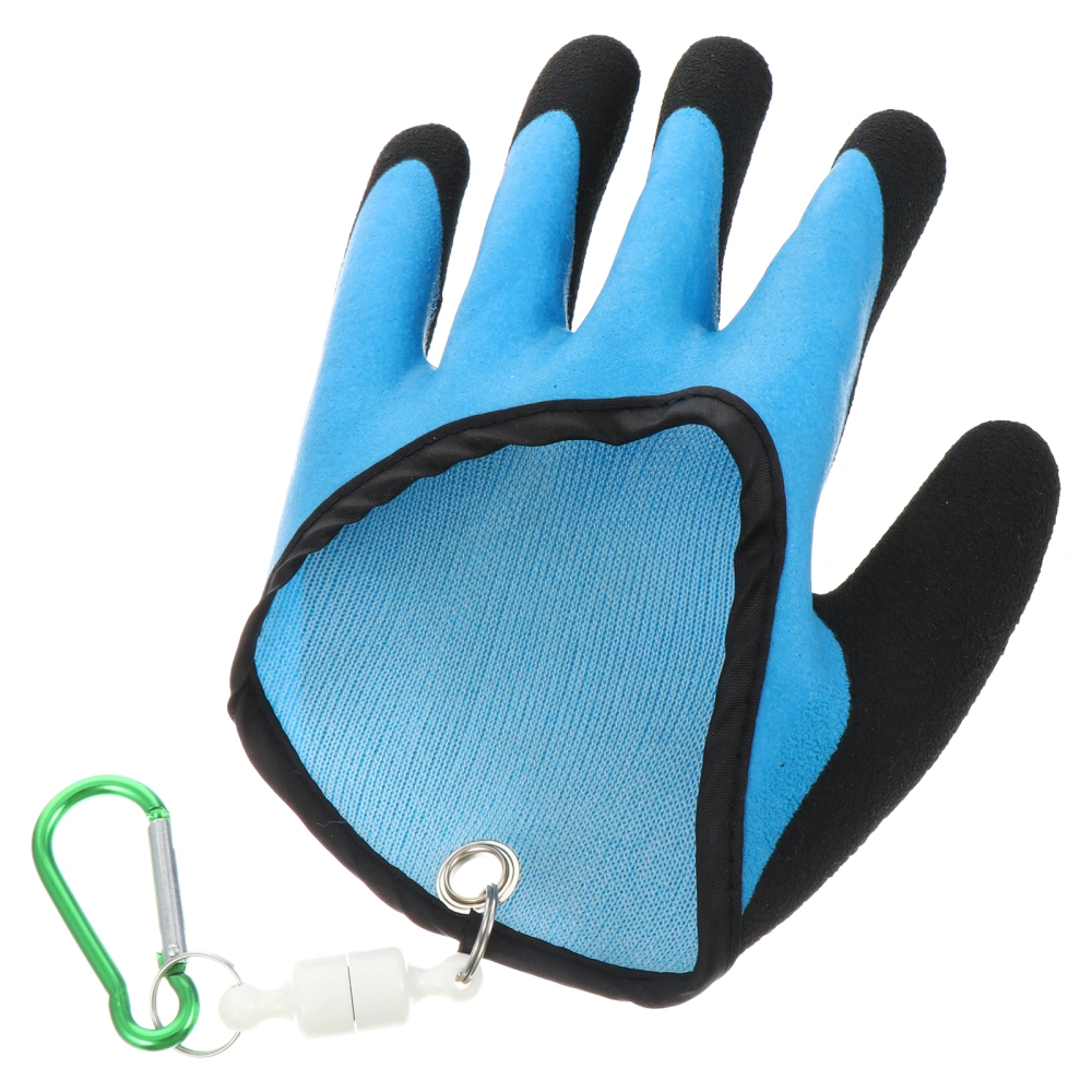 1 Set Fish-killing Glove Anti-slip Catching Fish Glove Protective Glove (Left)