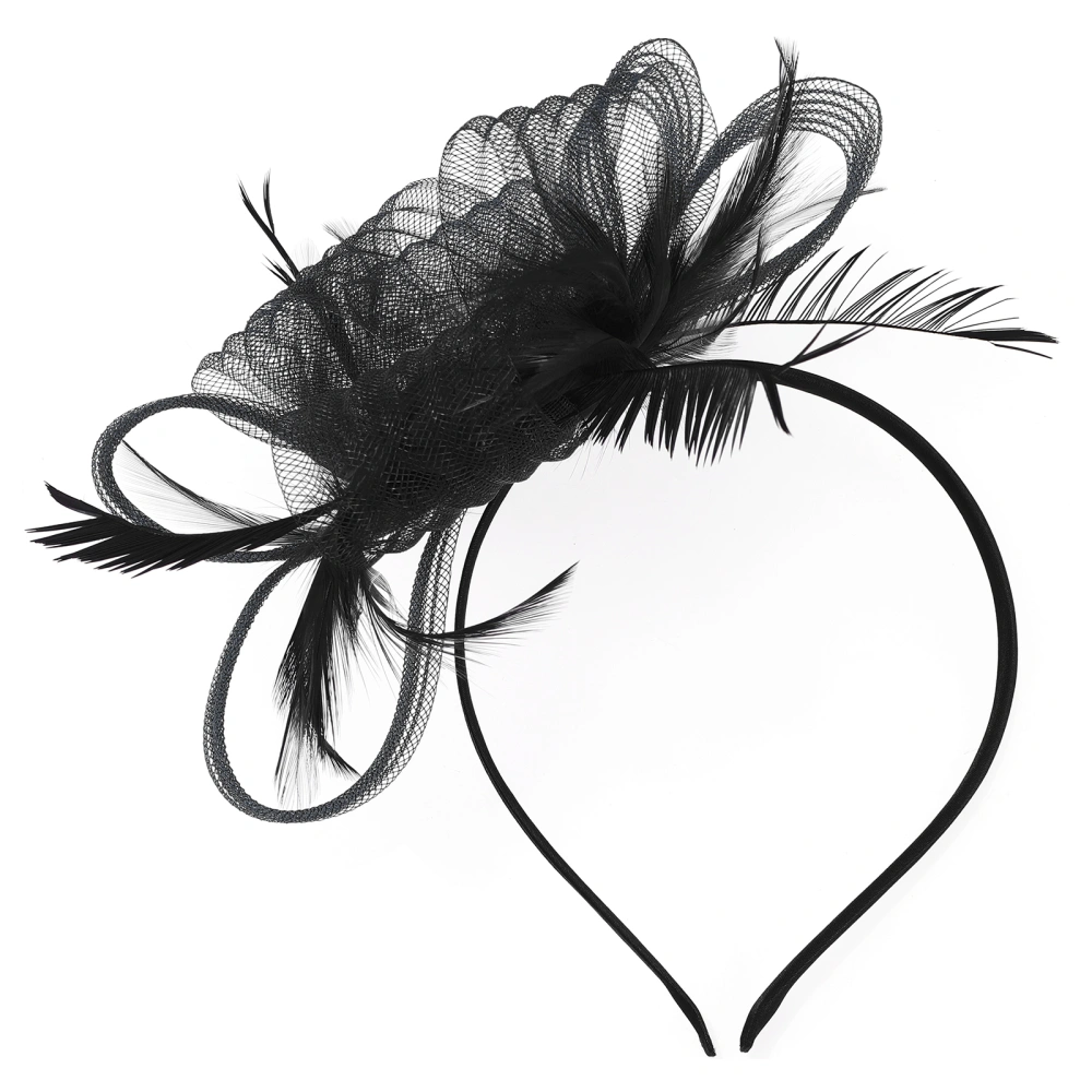 Vintage Style Fascinator Hair Piece Headband for Tea Party Wedding Prom Banquet