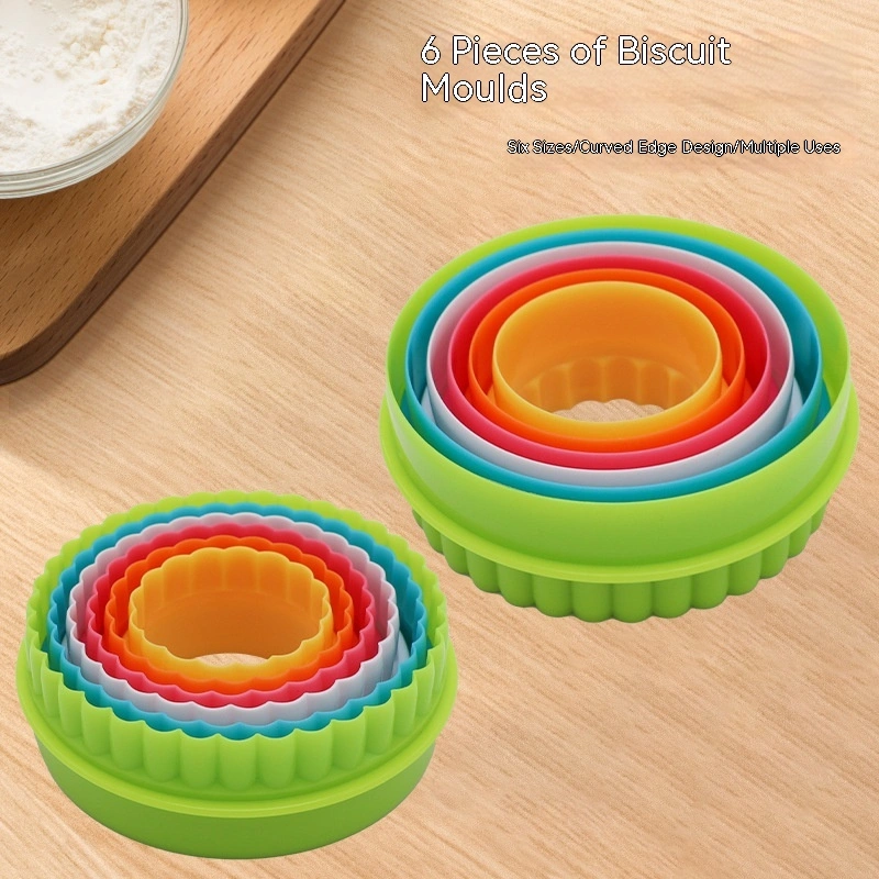 6-Piece Baking Biscuit Mold Set