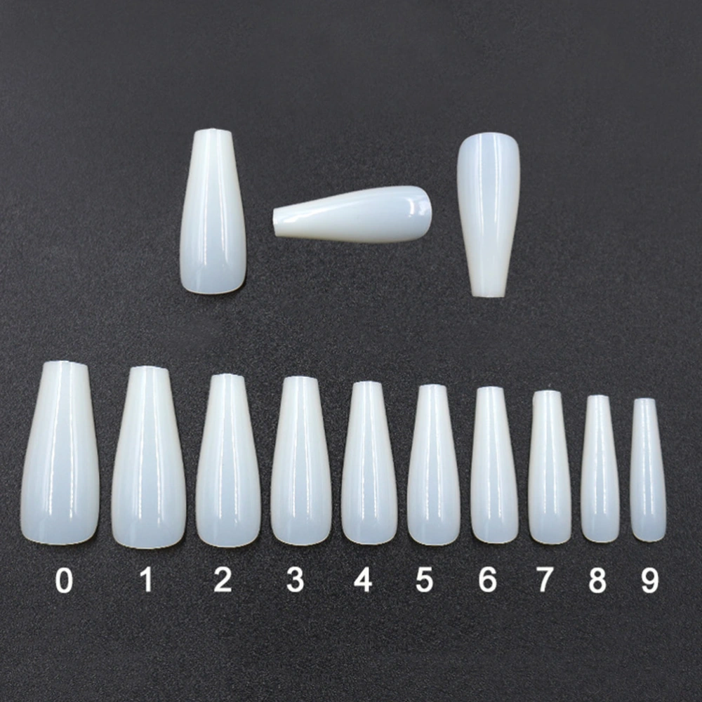 1 Pack of 500pcs Manicure Patches Flat Artificial Nail Tips Nail Patches Nail Decals Manicure Tools