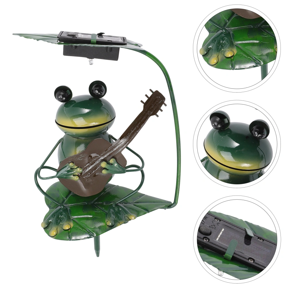 Solar Stake Light Frogs Statue Lawn Lamp Garden Decorative Light Outdoor Lamp