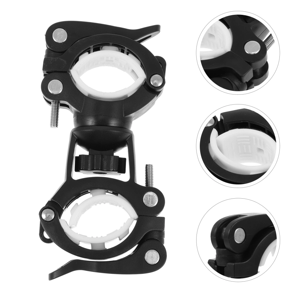 1pc Portable Bike Flashlight Bracket Flashlight Holder Bike Flashlight Rack