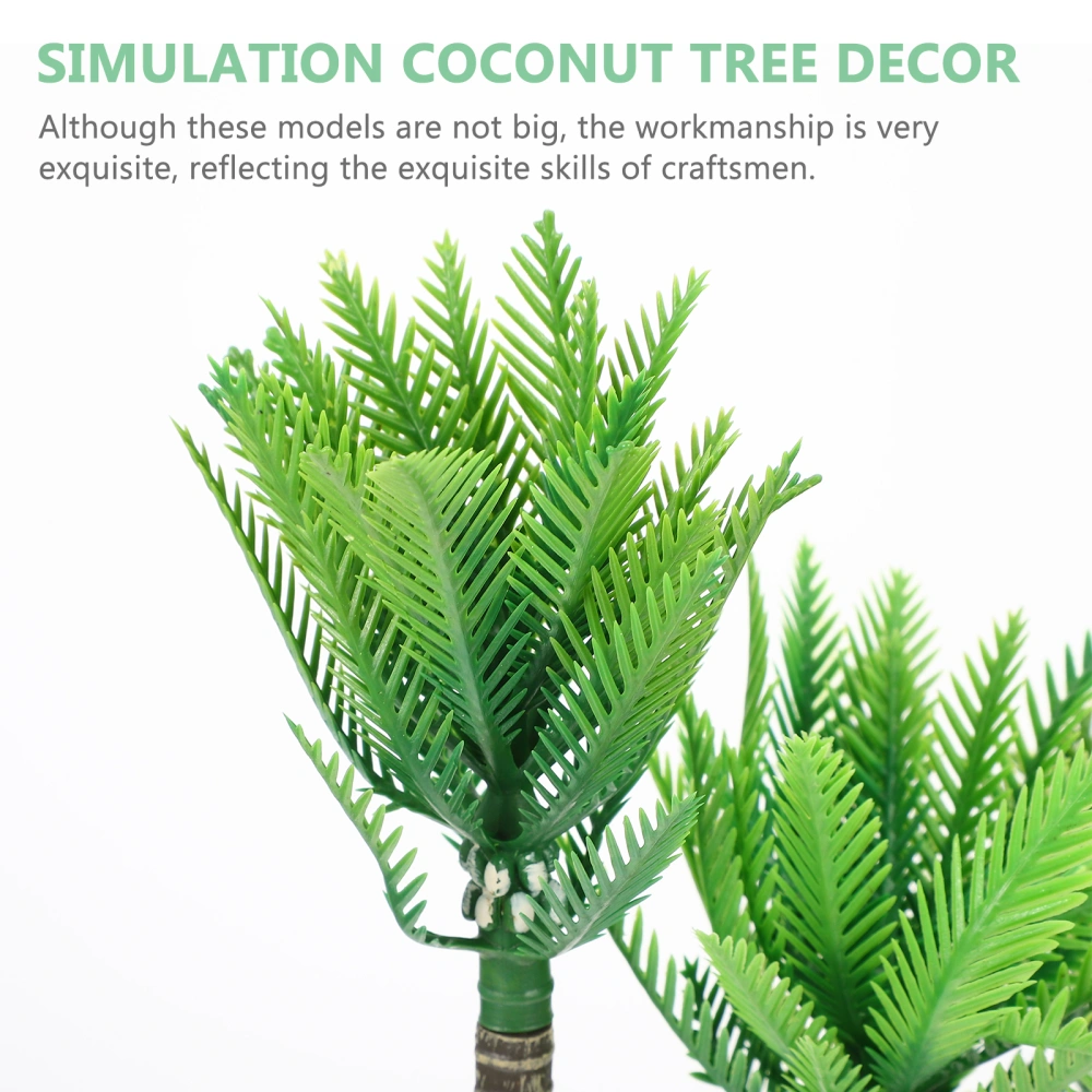 Sandbox Coconut Tree Adornment Lifelike Coconut Tree Sand Box Landscape