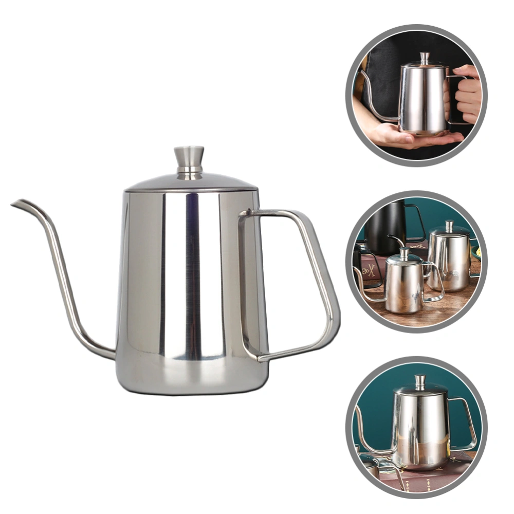 Pour Over Coffee Pot Metal Coffee Kettle Long Spout Coffee Kettle Office Tea Kettle(600ml)