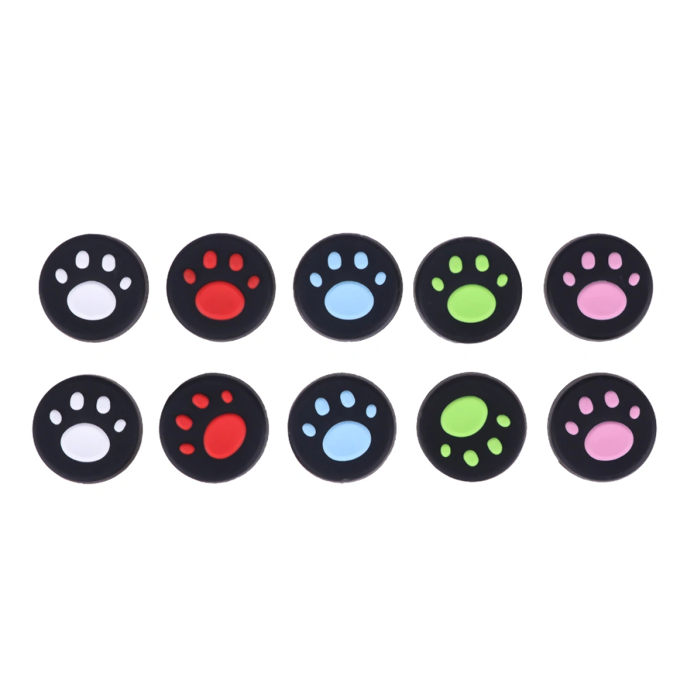 10pcs Cat Paw Claw Silicone Switch Rocker Protection Sleeve