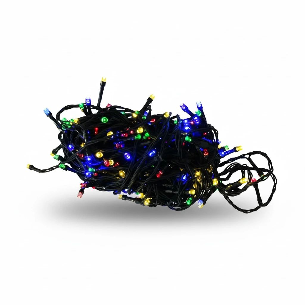 6.5m 30 LED Solar String Lights Outdoor Waterproof Fairy Lights for Home Christmas Wedding Birthday Party Decoration with Solar Panel (Multicolor Light)