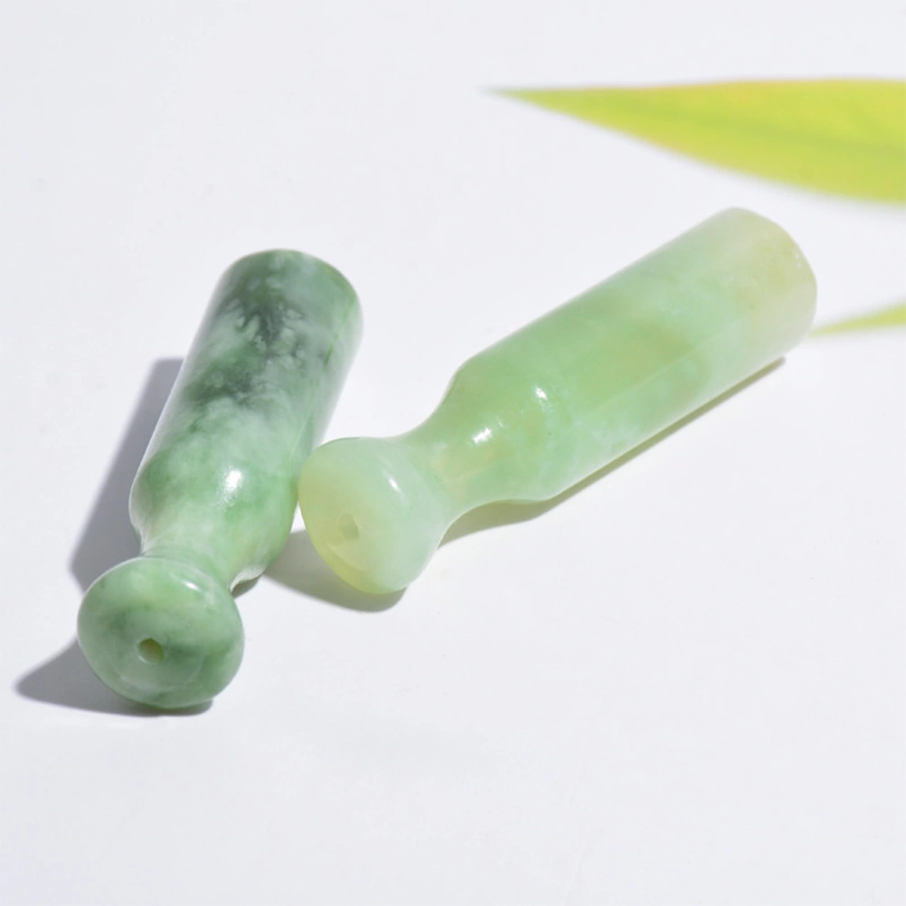 Creative Jade Cigarette Holder Decorative Tobacco Filter Pipe (Random Color)