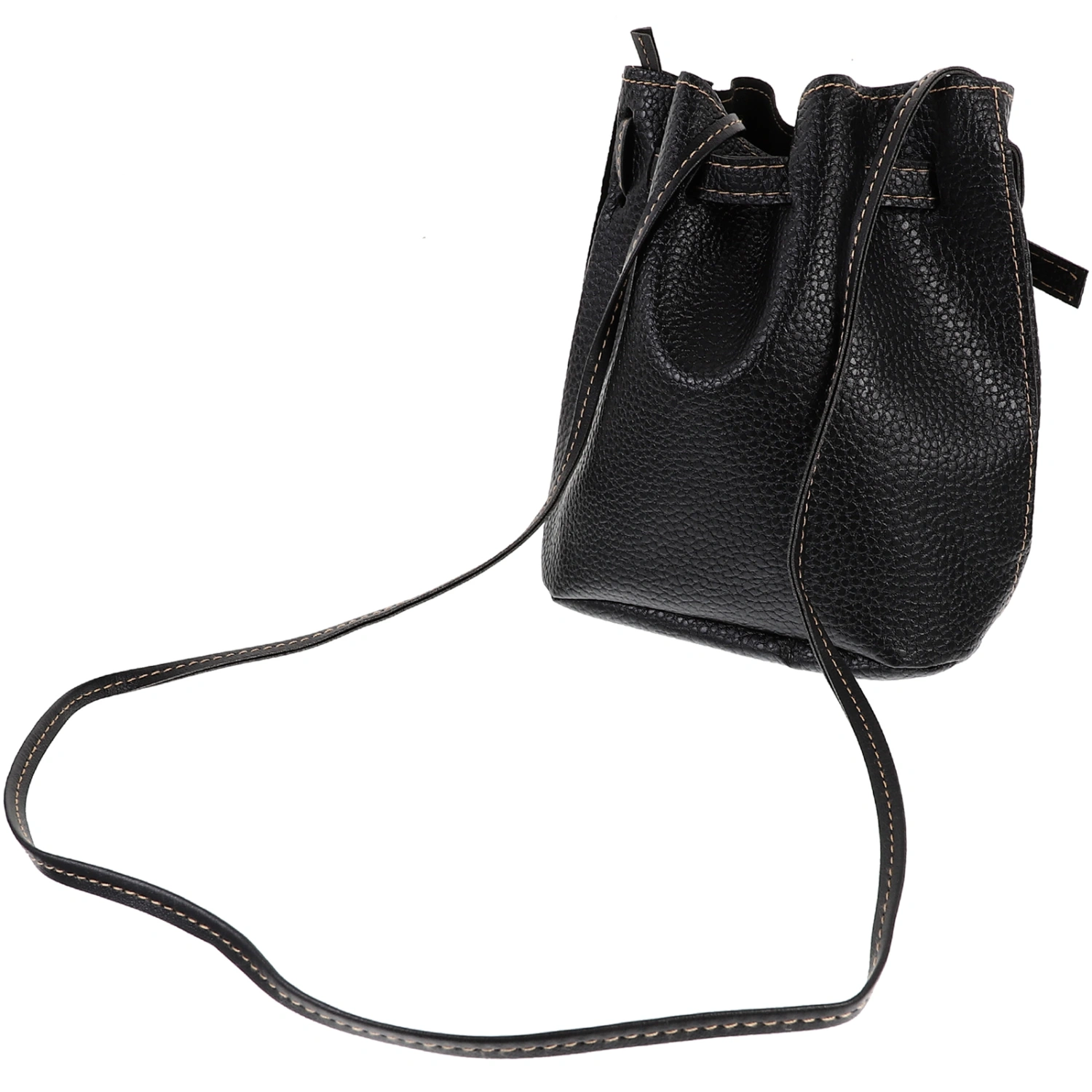 Bucket Bag Women Drawstring Shoulder Handbag Crossbody Bag for Shopping Traveling
