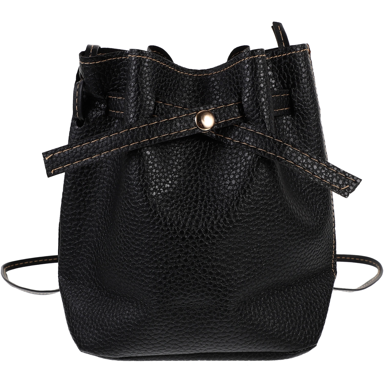 Bucket Bag Women Drawstring Shoulder Handbag Crossbody Bag for Shopping Traveling