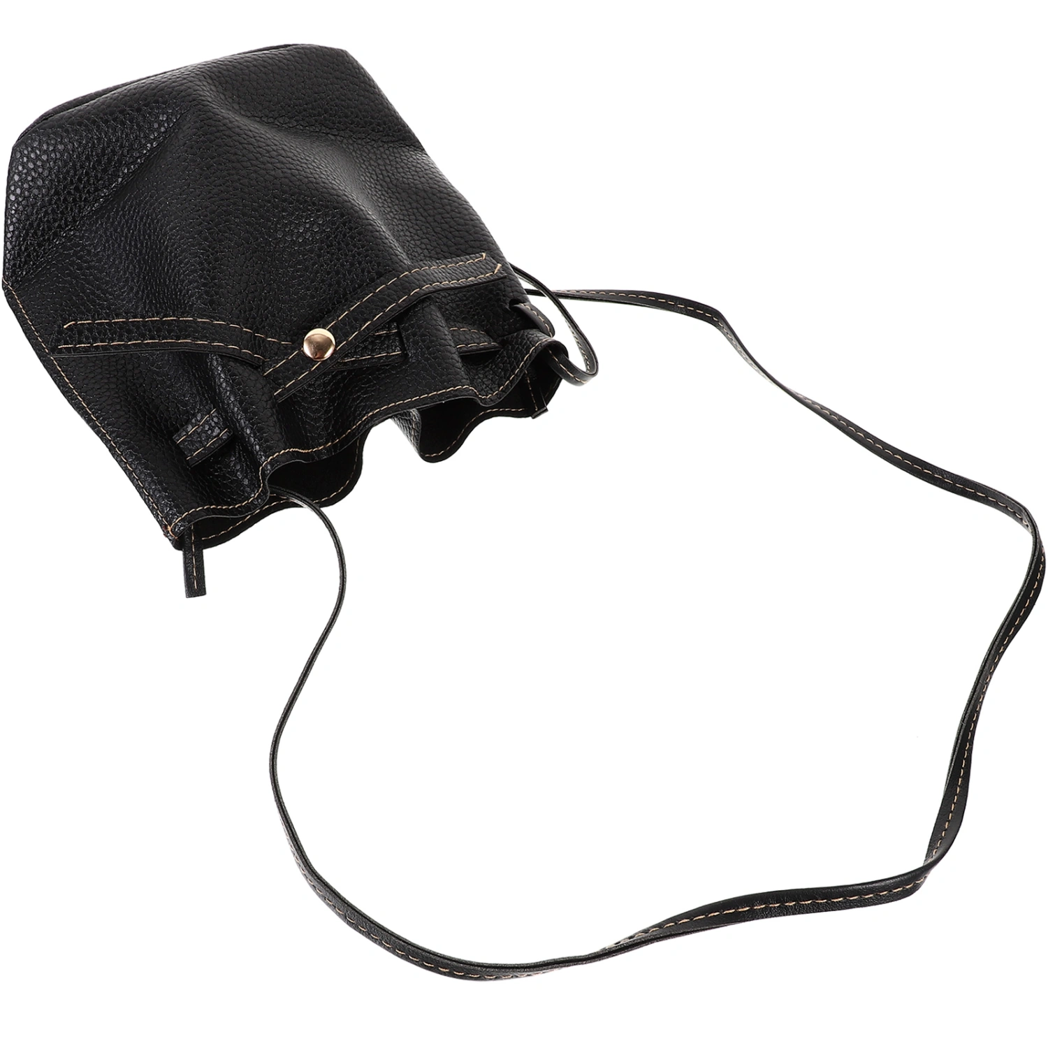 Bucket Bag Women Drawstring Shoulder Handbag Crossbody Bag for Shopping Traveling