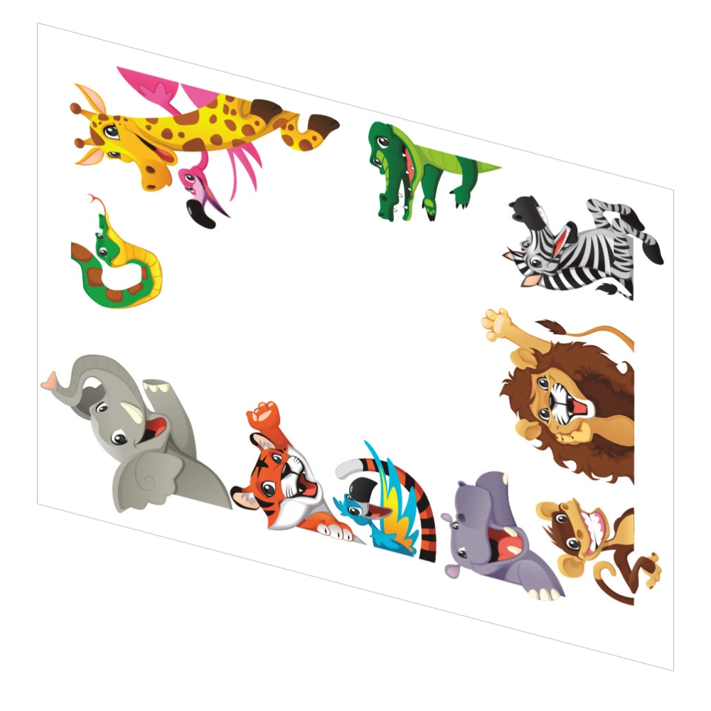 1pc  Pretty Children's Room Sticker Wall Pastes Chic Dinosaur Lion Sticker