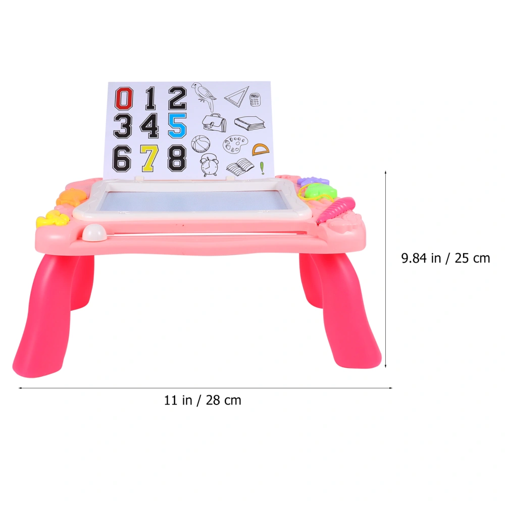 Detachable Sketch Board Toy Kid's Doodle Board Magnetic Drawing Board Table