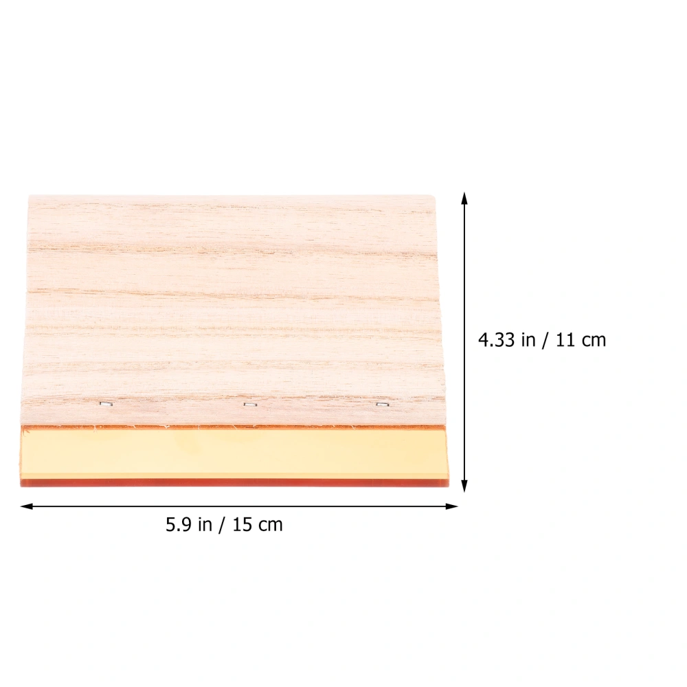 Screen Printing Squeegee Wooden Screen Printing Ink Scraper Screen Printing Supplies