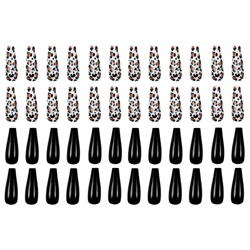 48Pcs Long False Nails Coffin False Nails Beautiful Nails Art Accessories