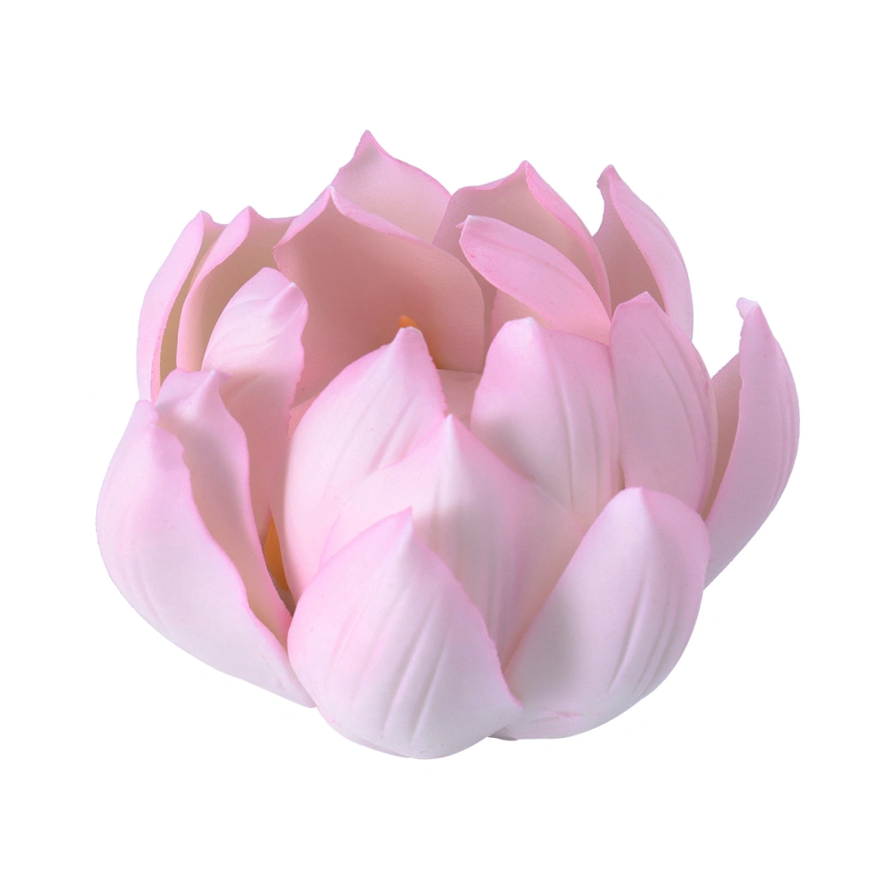 1PC Handmade Lotus Flower Shape Incense Holder Incense Burner Aroma Therapy Supplies Ceramic Ornament (Style 2)