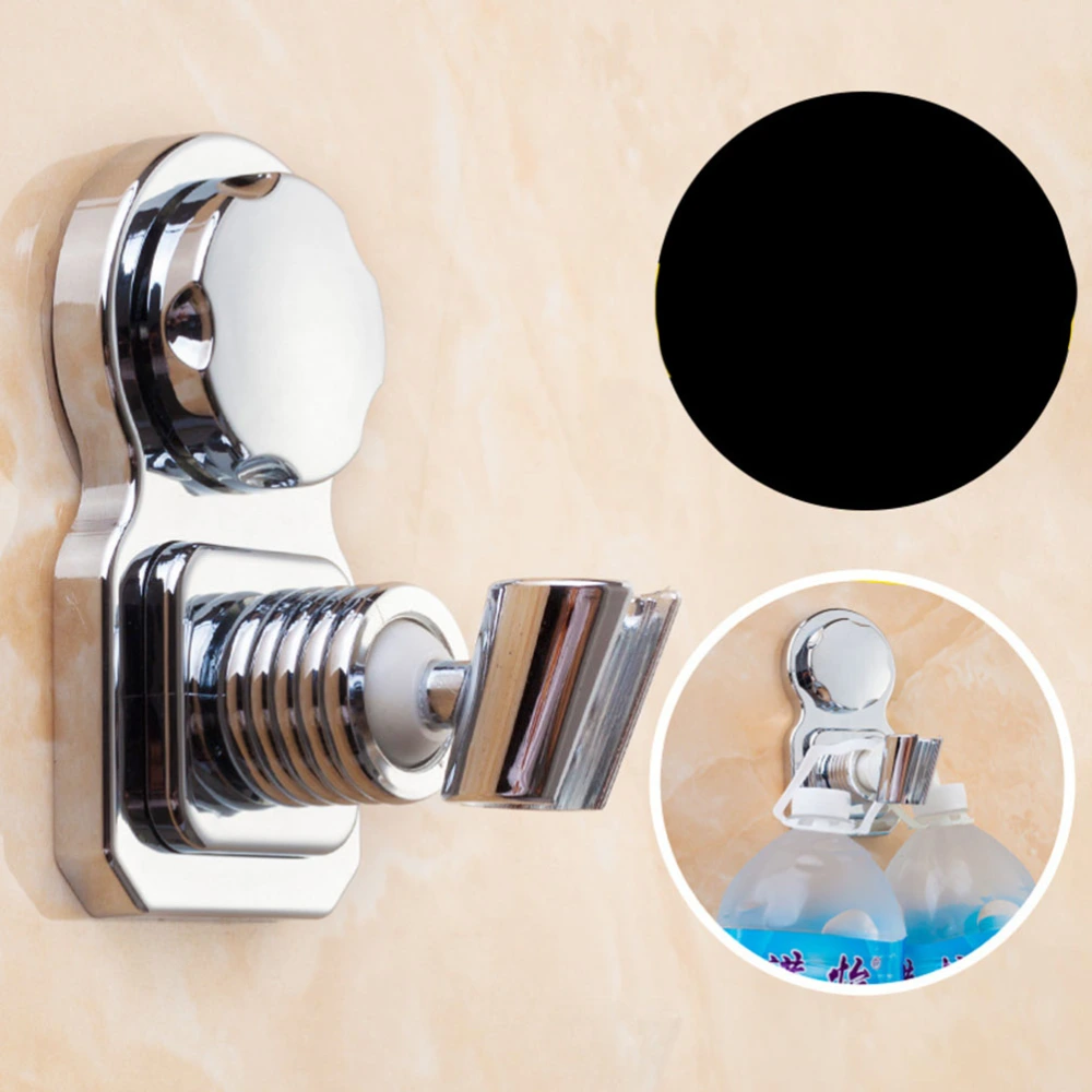 Vacuum Suction Cup Shower Head Holder Reusable Adjustable Shower Head Mount Wall Holder for Bathroom Accessories