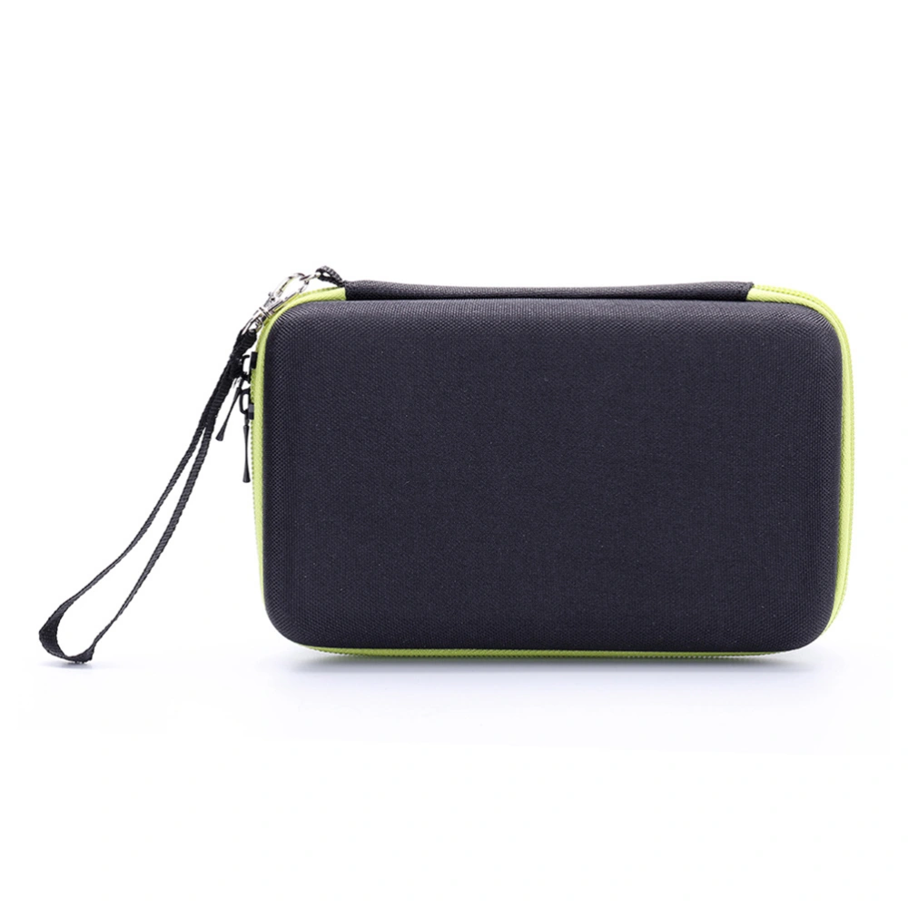 Shaver Protection Box Travel Box Pressure-resistant Storage Box (Green Zipper, Applicable to Model QP2530/2520)