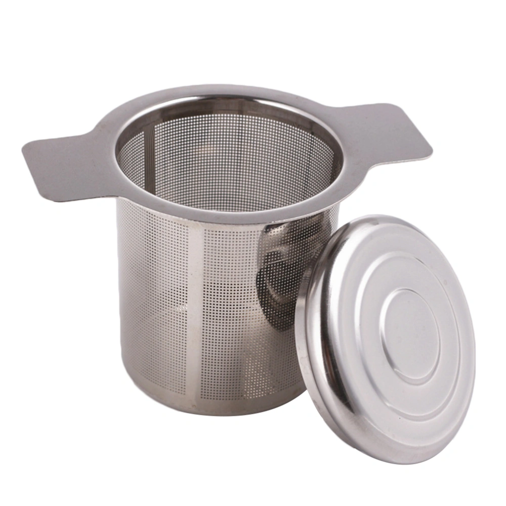 Stainless Steel Tea Infusers Fine Mesh Tea Strainer with Lid Reusable Tea Steeper for Tea Pot