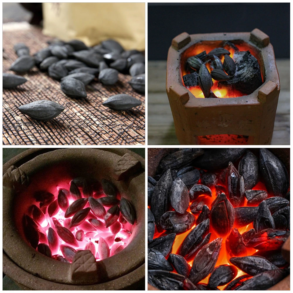 1 Bag of Fireplace Charcoal Outdoor Grilling Charcoal Household Charcoal for Boiling Water