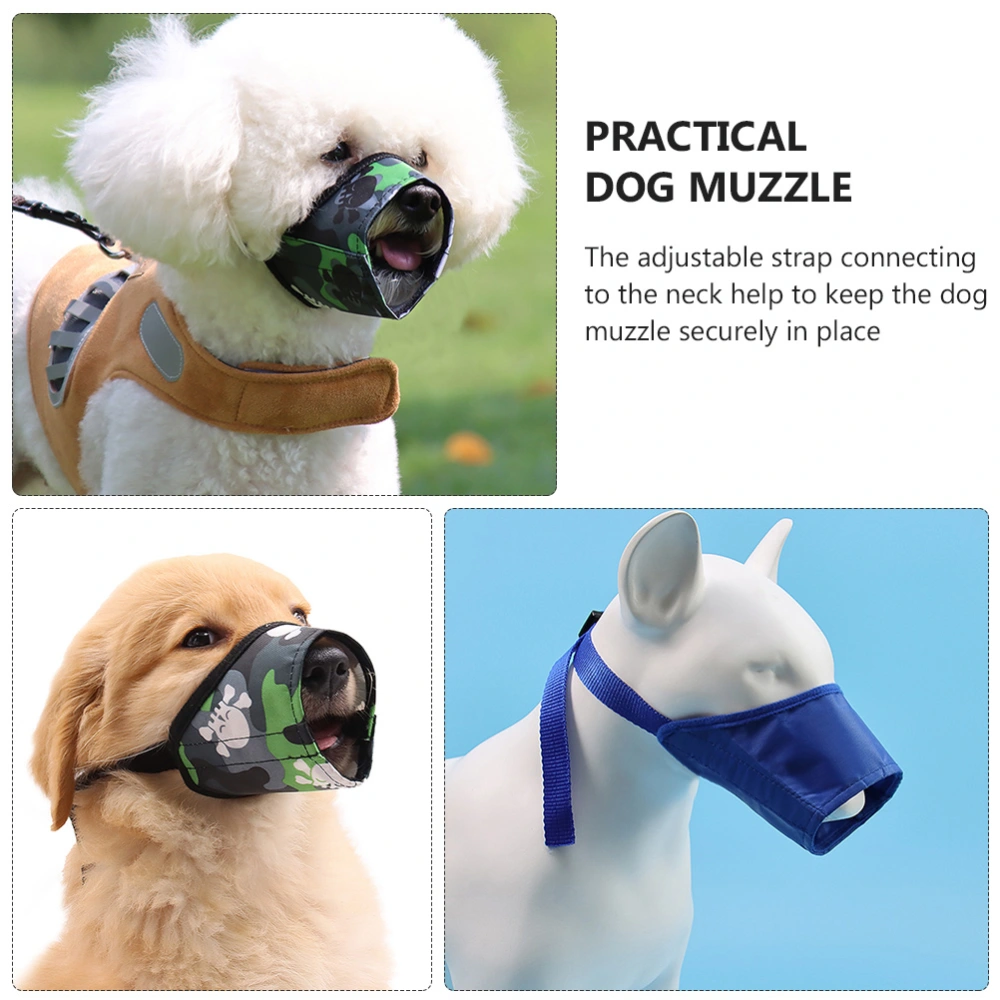 3pcs Adjustable Anti-bite Dog Muzzle Practical Pet Dog Muzzle Mouth Cover