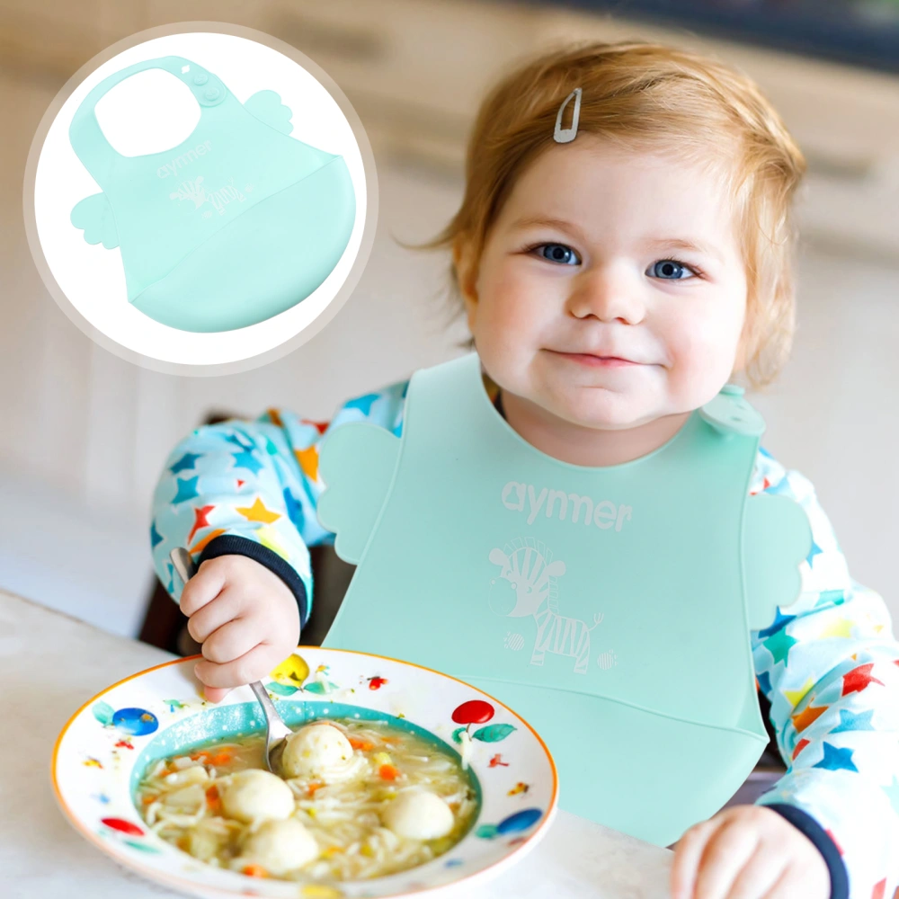 Silicone Baby Bib Three-dimensional Feeding Bib Water-proof Infant Eating Bib