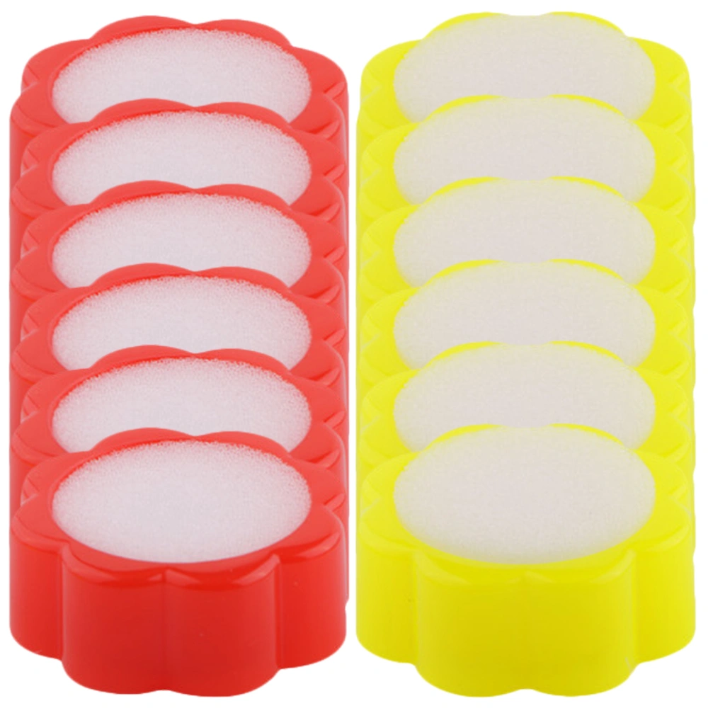 12Pcs Finger Wet Sponges Wet Hand Counting Machines Counting Sponge Finger Moisteners