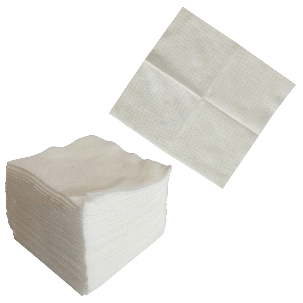 2 Packs of Practical Non Woven Fabrics First Aid Supplies Practical Nonwovens White （1 Pack for 100Pcs）