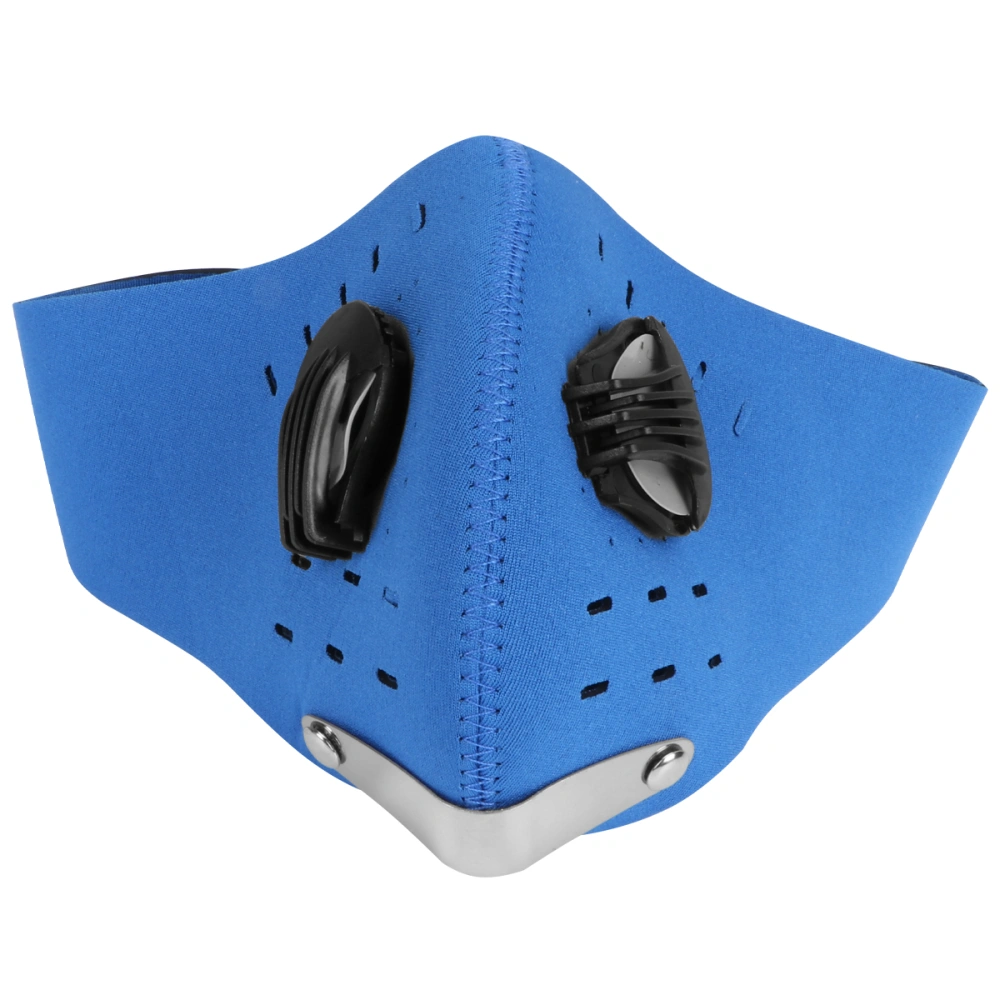 Dustproof Gauze Mask Anti-Fog and Haze Cycling Mask Practical Mouth-Muffle Outdoor Mask Blue