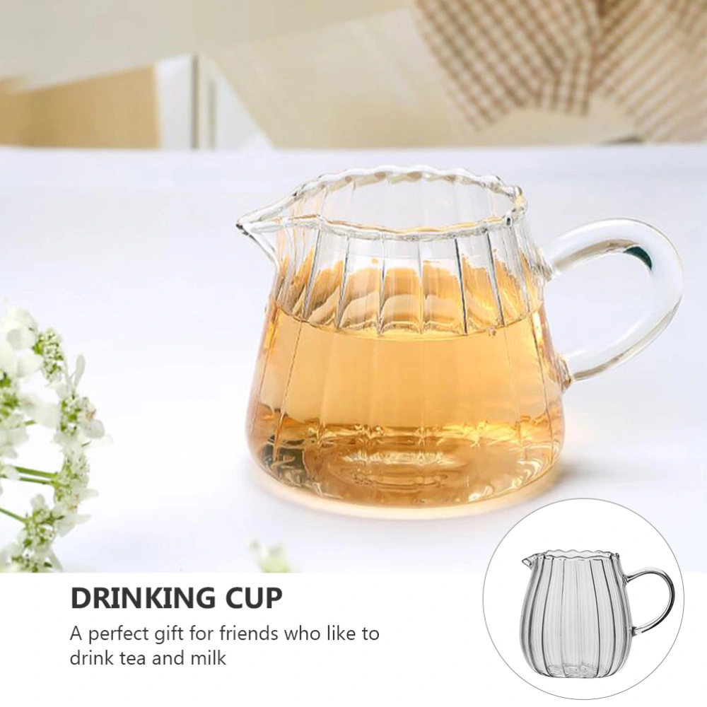 1Pc Decorative Mil Cup Household Tea Cup Glass Tea Distributor (Transparent)