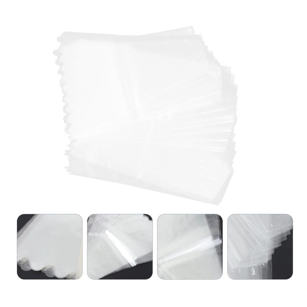 100 Pcs Flower Wrapping Bags Transparent Floral Bouquet Packing Pouches