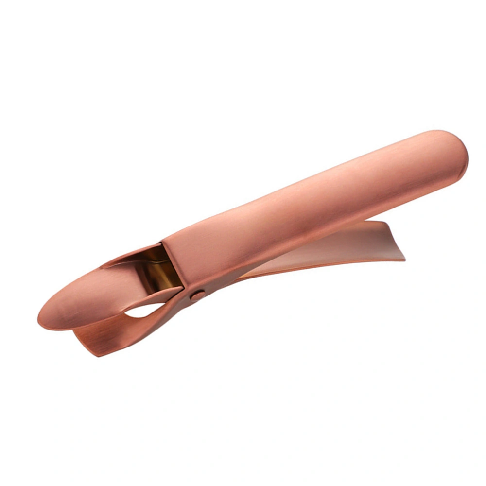 Hot Dish Clip Plate Bowl Gripper Retriever Tongs Gripper Pot Pan Clamp Kitchen Gadget Reastaurant Gripping Tool(Rose Gold)