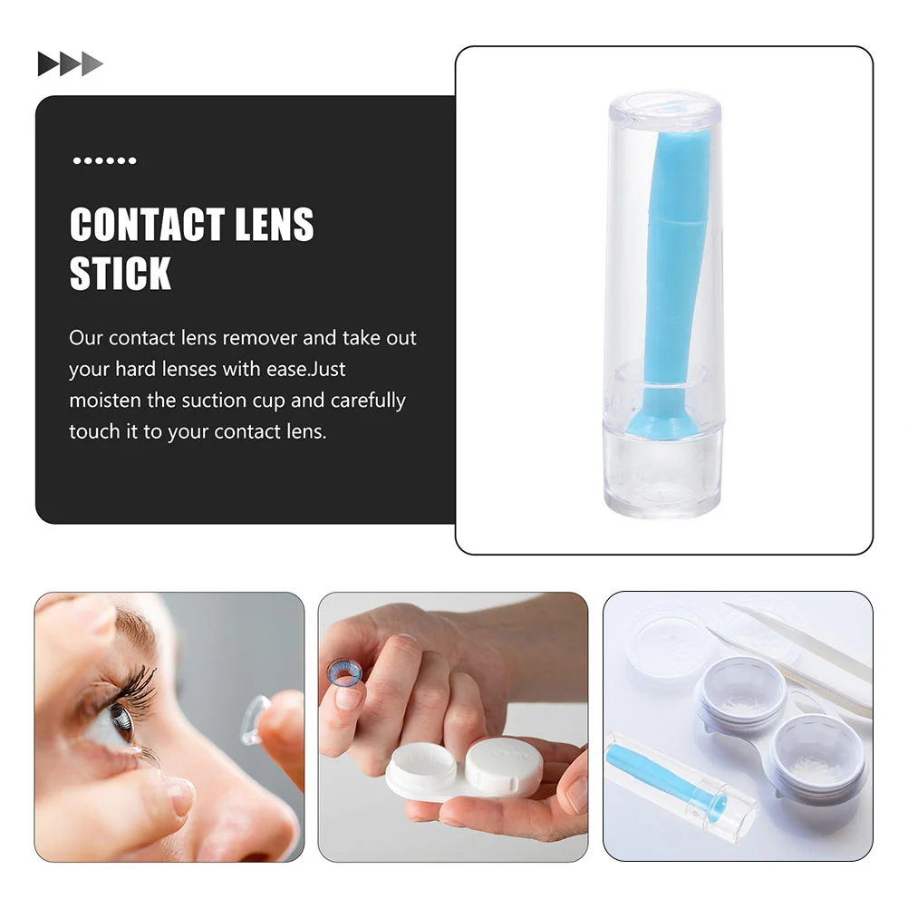 2Pcs Professional Contacts Lens Sticks Small RGP lens Sticks Convenient Contacts Lens Applicators