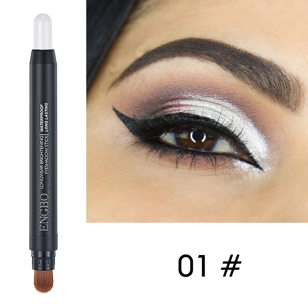 Eye Shadow Stick Dual End Eye Shadow Brush Women Eye Makeup Pen Precision Application Brush