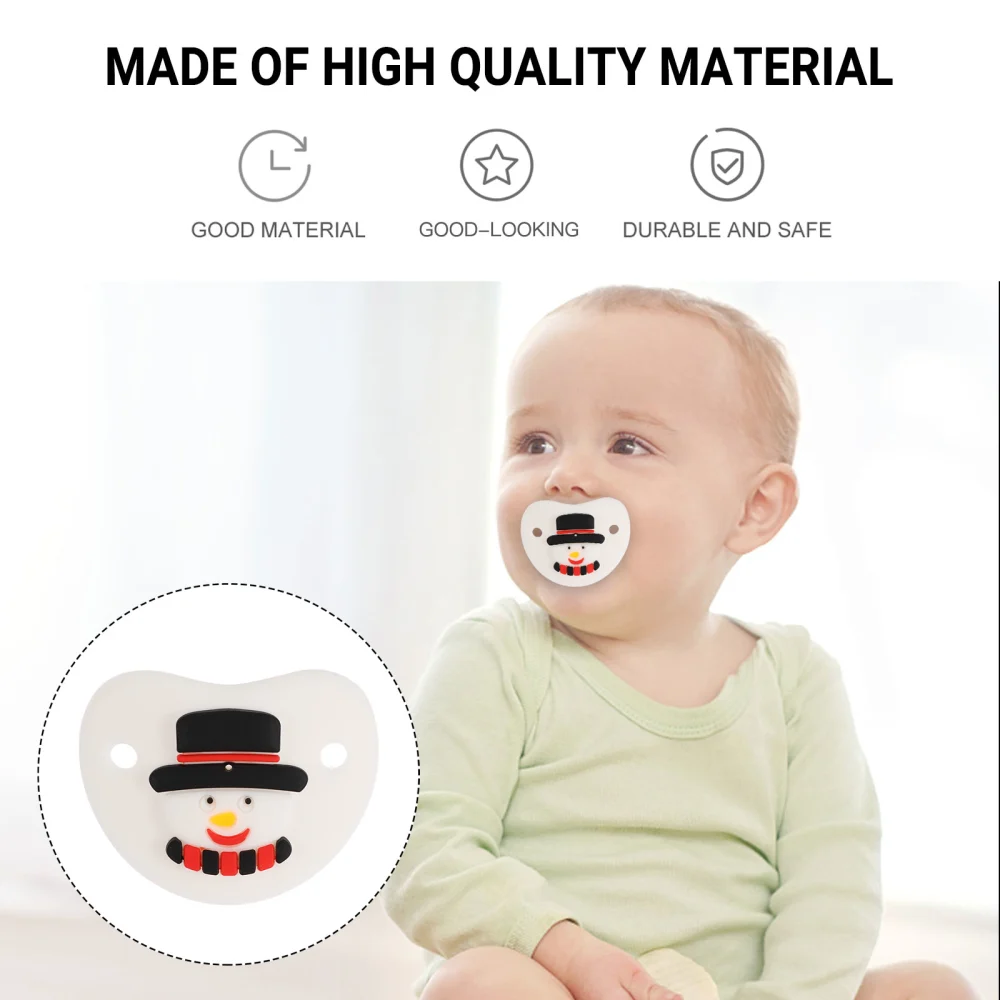 2 Pcs Creative Baby Pacifier Funny Newborn Soother Infant Pacifying Toy