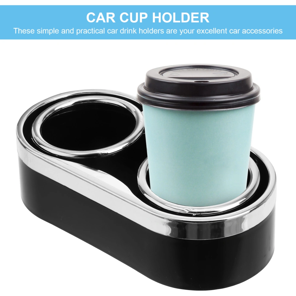 2pcs Car Drink Holder Double Hole Beverage Holder Auto Drink Bottle Cup Holder