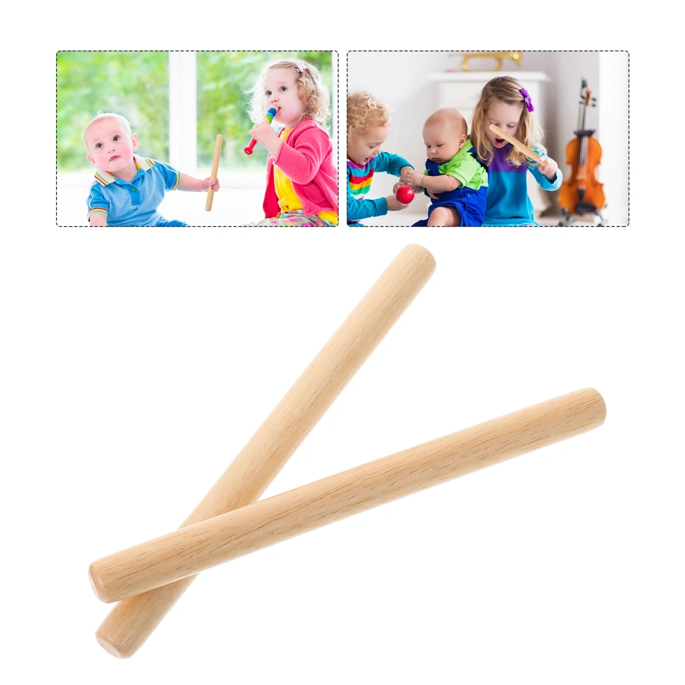 2 Pcs Children Early Educational Musical Plaything Percussion Musical Stick